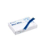 Восковые зуботехнические стержни, диаметр 1,0 мм, средне-твёрдый, цвет синий, в упаковках по 35 гр.