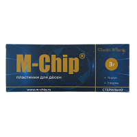 M-Chip наноматрица для лечения заболеваний пародонта. Пластинки для пародонтальных карманов, 15шт, 3 формы 