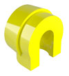ОТ STRATEGY -  матрица желтая 1.8 мм очень мягкой ретенции для стальных контейнеров, 4 шт.