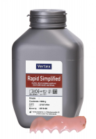 Порошок Vertex Rapid Simplified, цвет №8 сине-розовый, 1000 г. Пластмасса горячей полимеризации для изготовления базисов съемных протезов.