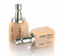 Материал стеклокерамический CELTRA DUO в блоках низкой прозрачности (LT), оттенок A1. Упаковка 4шт. C14