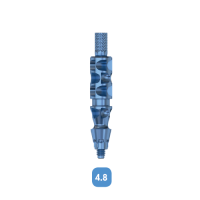 Трансфер полупрофильный EV 4.8 для снятия оттиска с имплантата методом открытой ложки, длинный (Implant Pick-Up Design EV 4.8 Long)