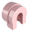 ОТ STRATEGY -  матрица розовая  1.8 мм  мягкой ретенции для стальных контейнеров, 4 шт.