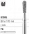 Боры стоматологические алмазные FG 830RL/009, белый, 6шт. ISO код 314237514009.