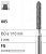 Боры стоматологические алмазные FG885/012, зел., 6шт. ISO код 314129534012