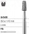 Боры стоматологические алмазные FG 845KR/016, зеленый, 6шт. ISO код 314544534016.