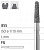 Боры стоматологические алмазные FG 855/012, 6 шт. ISO код 314197524012